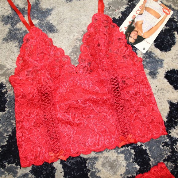 lace cami lingerie set - Picture 3 of 5